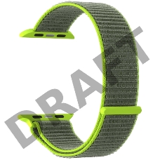 Нейлоновый ремешок для Apple Watch 42/44 mm LYAMBDA VEGA DS-GN-02-44-2 Gray-green