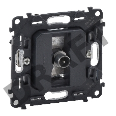 Розетка ТВ проходная 1, 5дБ/14дБ 0-2400 МГц.