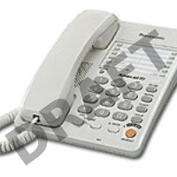 Телефон Panasonic KX-TS2363RUW (белый) {однокноп.набор 20 ном., спикерфон, автодозвон}