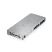 Коммутатор Zyxel GS1008HP Switch PoE +, 8xGE PoE +, tabletop, metal, silent, budget PoE 60 W