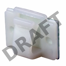 Площадка самоклеящаяся c клипсой под шлейф REXANT (ПКШ) 20х14 мм, упаковка 10 шт.