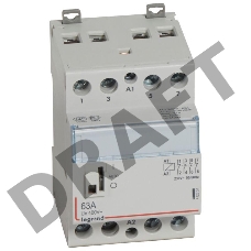 Контактор мод. 63А/4п 4НЗ 230В с ручкой упр. CX3 Leg 412557
