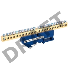 Шина нулевая на DIN-изол. ШНИ-8х12-22-Д-С ИЭК YNN10-812-22D-K07