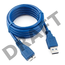 Кабель USB 2.0 для соед. 1.8м  А-microB (5 pin) Gembird PRO позол.конт., пакет CCP-mUSB3-AMBM-6