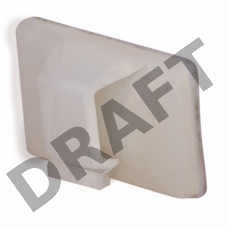 Площадка самоклеящаяся c клипсой под шлейф REXANT (ПКШ) 17х12 мм, упаковка 10 шт.