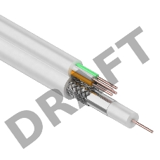 Кабель ККСВ-В+4х0,5 мм (бухта 100 м) белый REXANT