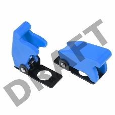 Защитная крышка для тумблеров типа KN и ASW  синяя  REXANT