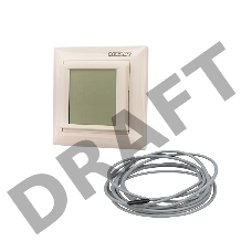 Терморегулятор сенсорный REXANT RX-419B, бежевый. совместим с Legrand серии Valena