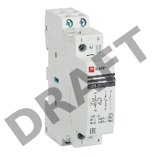 Контактор модульный КМ 25А 2NО (1 мод.) EKF km-1-25-20
