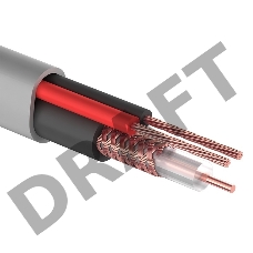 Кабель КВК-В-2+2x0,75 мм² (Cu/CCA) (96) белый (бухта 200 м) PROconnect