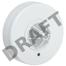 Датчик движения ИЭК ДД 024  белый, 1100Вт