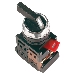 Переключатель ALCLR-22 на 3 полож. черн. I-O-II 1з+1p ИЭК BSW10-ALCLR-3-K02