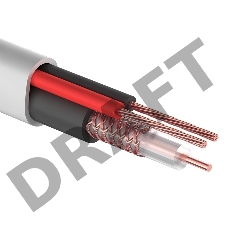 Кабель КВК-В-2+2x0,50 мм² (Cu/CCA) (96) белый (бухта 200 м) PROconnect