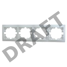 Рамка 4-м Мира горизонт. бел. Lezard 701-0200-149