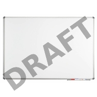 Демонстрационная доска Hebel Maul Standard 6452284 магнитно-маркерная лак 90x120см алюминиевая рама серый