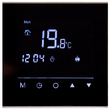 Терморегулятор сенсорный программируемый REXANT, R300B, черный