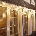 Гирлянда Айсикл (Бахрома) светодиодная 5х0,7 м, 152 LED, белый провод каучук, теплое белое свечение NEON-NIGHT