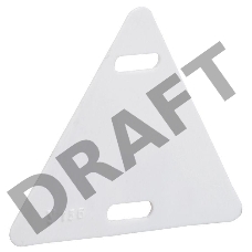 Бирка кабельная маркировочная У-136 55х55х55мм (треугольник) ИЭК UZMA-BIK-Y136-T