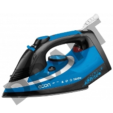Утюг паровой econ ECO-BI2603 электрический Мощность 2600 Вт  Керамическая подошва  Регулируемая температура Регулируемая подача пара   Функция сухого глажения  Функция «Спрей»                 Вертикальный пар Вращение шнура 360   Объём резервуара для воды