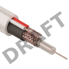 Кабель КВК-В-1,5+2x0,50 мм² (Cu/Cu) белый (бухта 200 м) REXANT