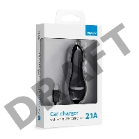 Автомобильное зарядное устройство DEPPA 22124,  microUSB,  2.1A,  черный