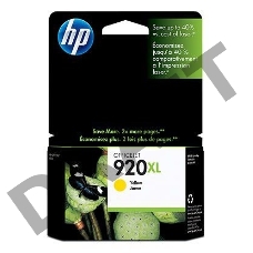 Картридж струйный HP 920XL CD974AE желтый для HP OJ 6000/6500 (700стр.)