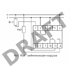 Реле времени PCU-507 (многофункц. два независимых вр. 1 мод. 230В 2х8А 2P IP20 монтаж на DIN-рейке) F&F EA02.001.022
