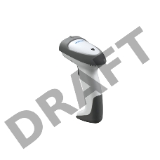 Сканер Mindeo MD2230AT+ белый {Сканер ШК (ручной, лазерный, 3mil, белый)  подставка, USB}