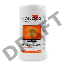 Салфетки для ЖК-экранов в банке KBF-100ECO , 100 шт.