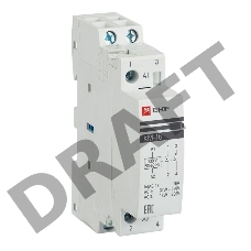 Контактор модульный КМ 16А NО+NC (1 мод.) EKF km-1-16-11