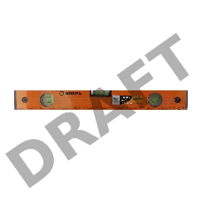 Уровень алюминиевый ВИХРЬ 400мм фрезерованный 3 глазка