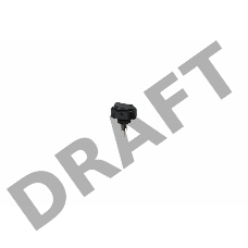 Выключатель клавишный 12V 20А (3с) ON-OFF черный ОВАЛ с синей LED подсветкой  REXANT