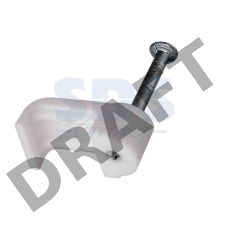 Крепеж кабеля плоский 10 х 3 мм, белый (упак. 20 шт)  REXANT