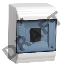 Бокс ЩРН-П-4 мод. навесной пластик IP41 PRIME ИЭК MKP82-N-04-41-20
