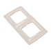 Рамка 2-я DEA горизонтальная Беж KRANZ (1/10/180)