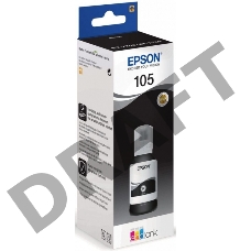 Картридж струйный Epson 105BK C13T00Q140 черный (8000стр.) (140мл) для Epson L7160/7180