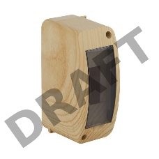 Щиток ОП Тусо 2 мод. с верт. двер. 140х55х85мм сосна Рувинил 68302-27М