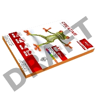 Бумага Creative A4/80г/м2/100л./оранжевый интенсив универсальная