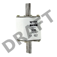 Вставка плавкая ППН-37 400А габарит 2 EKF fus-37/400