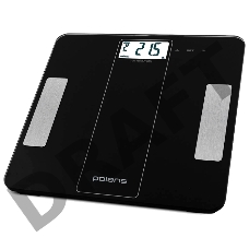 Весы напольные электронные Polaris PWS1860DGF макс.180кг черный