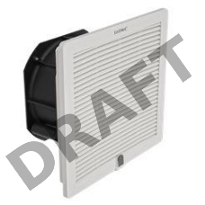 Вентилятор с решеткой и фильтром 44/46куб.м/ч 230В ДКС R5RV12230