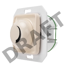 Светорегулятор DEA 300Вт с/у мех. Беж KRANZ (1/10/100)