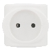 Тройник электрический биметалл 220В 6А бел. REXANT 11-1064