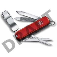 Нож перочинный Victorinox NailClip 580 (0.6463) 65мм 8функций красный