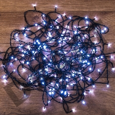 Гирлянда светодиодная универсальная 200 LED БЕЛЫЕ 20 метров, с контроллером