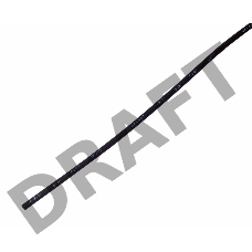 Трубка термоусадочная 1.0/0.5 1м черн. Rexant 20-1006