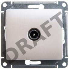 Механизм розетки TV 1-м Glossa 1DB перламутр SchE GSL000691