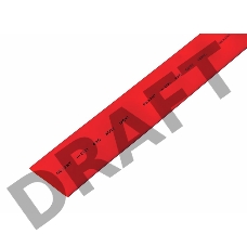 Трубка термоусадочная 25.0/12.5 1м красн. Rexant 22-5004