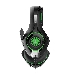 Гарнитура CROWN CMGH-101T Black&green (Подключение jack 3.5мм 4pin+ адаптер 2*jack spk+mic,Частотныи? диапазон: 20Гц-20,000 Гц ,Кабель 2.1м,Размер D 250мм, регулировка громкости, микрофон на ножке)