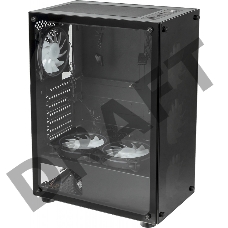 Корпус Formula V-LINE 7706 черный без БП ATX 8x120mm 2xUSB2.0 2xUSB3.0 audio bott PSU